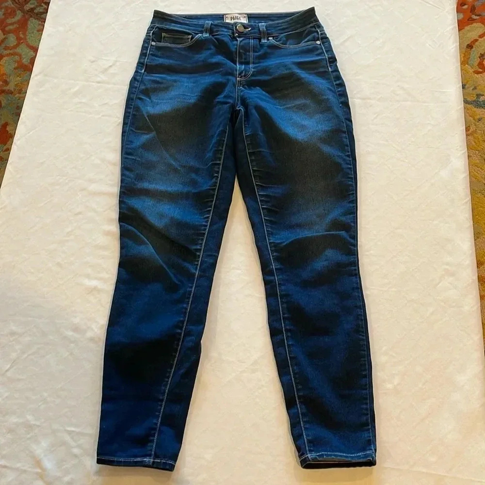 PAIGE Hoxton Ankle Skinny‎ Jean size 27 EUC